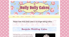 Desktop Screenshot of hollydollycakes.com